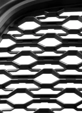 Spec-D Rebel Spec-D Style Front Hood Grille with Amber LED Lights Dodge RAM 1500 2013-2018                                     - HG-RAM1315BB-LED-JB - Image 3