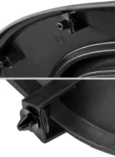 Spec-D Rebel Spec-D Style Front Hood Grille with Amber LED Lights Dodge RAM 1500 2013-2018                                     - HG-RAM1315BB-LED-JB - Image 5