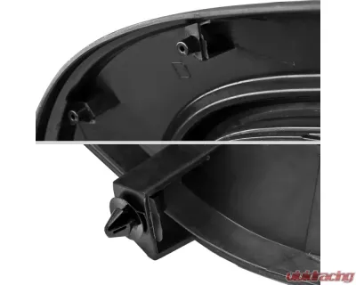Spec-D Rebel Spec-D Style Front Hood Grille with Amber LED Lights Dodge RAM 1500 2013-2018 - HG-RAM1315BB-LED-JB