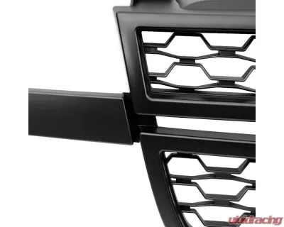 Spec-D Black Honeycomb Front Hood Grille Chevrolet Silverado 2500HD/3500HD 2005-2006 - HG-SIV05BB-JB