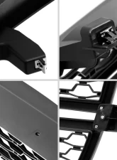Spec-D Black Honeycomb Front Hood Grille Chevrolet Silverado 2500HD/3500HD 2005-2006                                     - HG-SIV05BB-JB - Image 6