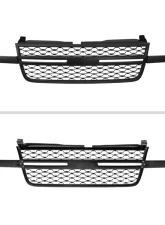 Spec-D Black Honeycomb Front Hood Grille Chevrolet Silverado 2500HD/3500HD 2005-2006                                     - HG-SIV05BB-JB - Image 7