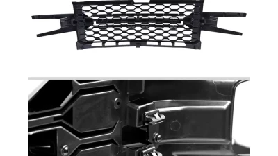 Spec-D Glossy Black Honeycomb Hood Grille Chevrolet Silverado 2019-2022                                     - HG-SIV1915LTGB-GL - Image 6