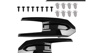 Spec-D Glossy Black Honeycomb Hood Grille Chevrolet Silverado 2019-2022                                     - HG-SIV1915LTGB-GL - Image 8