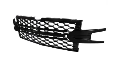 Spec-D Glossy Black Honeycomb Hood Grille Chevrolet Silverado 2019-2022                                     - HG-SIV1915LTGB-GL - Image 10