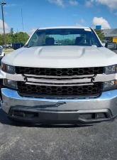 Spec-D Glossy Black Honeycomb Hood Grille w/ Chrome Trim Chevrolet Silverado 2019-2022                                     - HG-SIV1915WTCB-GL - Image 9