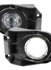 Spec-D Cross LED Fog Lights Kit Chrome Housing/Clear Lens Toyota Corolla 2022-2023                                     - LF-CORX20CLED-DL - Image 10