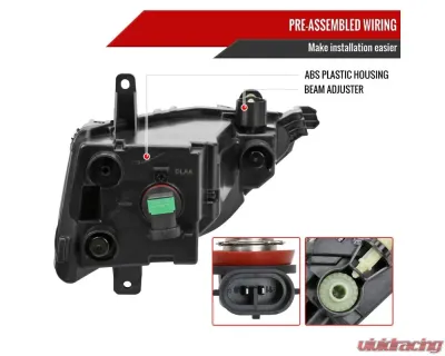 Spec-D H11 Fog Lights Kit (Chrome Housing/Clear Lens) Volkswagen Jetta 2019-2021 - LF-JET19COEM-DL