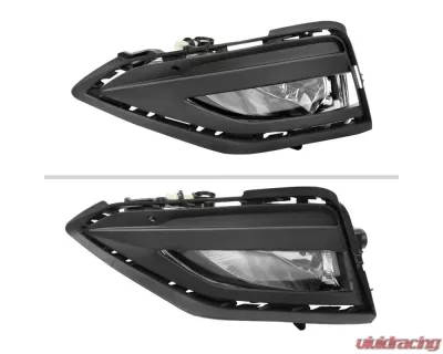 Spec-D H11 Fog Lights Kit (Chrome Housing/Clear Lens) Volkswagen Jetta 2019-2021 - LF-JET19COEM-DL
