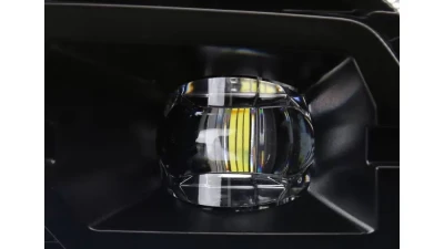 Spec-D LED Fog Lights Kit (Matte Black Housing/Clear Lens) Chevrolet Silverado 2019-2022                                     - LF-SIV1915JMLED-DL - Image 3