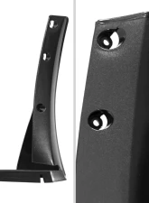 Spec-D Black 2PC Front Bumper Canards Spats Cover Chevrolet Corvette 2014-2019                                     - LPS-CVET14GB-KH - Image 6