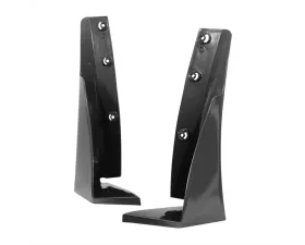 Spec-D Black 2PC Front Bumper Canards Spats Cover Chevrolet Corvette C7 2014-2019