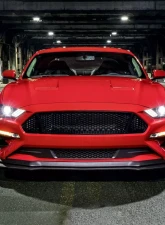 Spec-D Lower Dive Front Bumper Canards Trims Ford Mustang GT | Ecoboost 2018-2022                                     - LPS-MST18GT-LD - Image 8