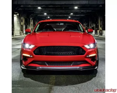 Spec-D Lower Dive Front Bumper Canards Trims Ford Mustang GT | Ecoboost 2018-2022 - LPS-MST18GT-LD