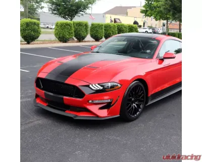 Spec-D Lower Dive Front Bumper Canards Trims Ford Mustang GT | Ecoboost 2018-2022 - LPS-MST18GT-LD