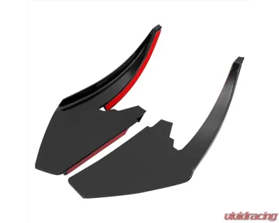 Spec-D Lower Dive Front Bumper Canards Trims Ford Mustang GT | Ecoboost 2018-2022 - LPS-MST18GT-LD