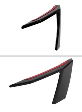 Spec-D Front Bumper Fog Light Vent Canards Cover Ford Mustang 2018-2022                                     - LPS-MST18GT-V2-LD - Image 3