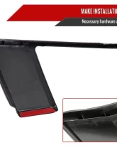 Spec-D Front Bumper Fog Light Vent Canards Cover Ford Mustang 2018-2022                                     - LPS-MST18GT-V2-LD - Image 7