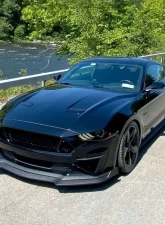 Spec-D Front Bumper Fog Light Vent Canards Cover Ford Mustang 2018-2022                                     - LPS-MST18GT-V2-LD - Image 10