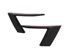 Spec-D Front Bumper Fog Light Vent Canards Cover Ford Mustang GT/Ecoboost 2018-2022