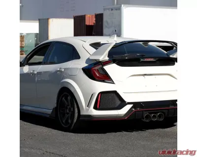 Spec-D LED Sequential Signal Taillights (Jet Black Housing/Clear Lens) Honda Civic 2017-2021 - LT-CV175BKLED-SQ-RS