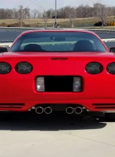 Spec-D 4 PC White LED Bar Tail Lights Chrome Housing/Dark Smoke Lens Chevrolet Corvette C5 1997-2004                                     - LT-CVET97GLED-G2-OZ - Image 10