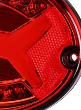 Spec-D 4 PC LED Bar Tail Lights Chrome Housing/Red Lens Chevrolet Corvette C5 1997-2004                                     - LT-CVET97RLED-G2-OZ - Image 6