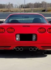 Spec-D 4 PC LED Bar Tail Lights Chrome Housing/Red Lens Chevrolet Corvette C5 1997-2004                                     - LT-CVET97RLED-G2-OZ - Image 10