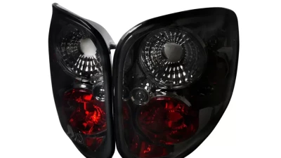 Spec-D Taillights (Chrome Housing/Smoked Lens) Ford F-150 1997-2004                                     - LT-F150F97G-TM - Image 10