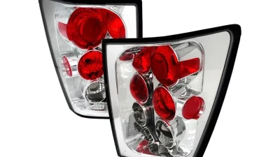 Spec-D Taillights (Chrome Housing/Clear Lens) Jeep Grand Cherokee 2005-2006                                     - LT-GKEE04-TM - Image 10