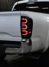 Spec-D Sequential Signal LED Taillights (Glossy Black Housing/Smoked Lens) Toyota Tacoma 2016-2022                                     - LT-TAC16SMLED-SQ-FS - Image 10