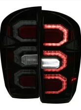 Spec-D Sequential Signal LED Taillights (Glossy Black Housing/Smoked Lens) Toyota Tacoma 2016-2022                                     - LT-TAC16SMLED-SQ-FS - Image 10