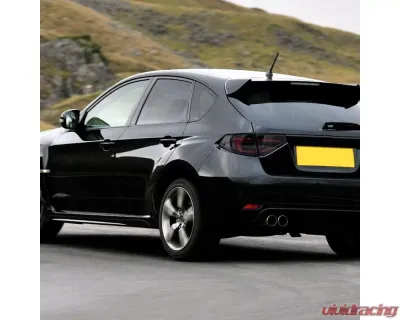 Spec-D LED Sequential Tube Tail Lights Glossy Black Housing/Clear Lens Subaru Impreza WRX Hatchback 2008-2014 - LT-WRX085BKLED-SQ-TM