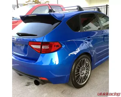 Spec-D LED Sequential Tube Tail Lights Chrome Housing/Red Lens Subaru Impreza WRX Hatchback 2008-2014 - LT-WRX085RLED-SQ-TM