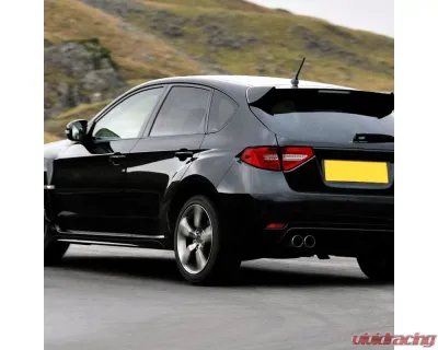 Spec-D LED Sequential Tube Tail Lights Chrome Housing/Red Lens Subaru Impreza WRX Hatchback 2008-2014 - LT-WRX085RLED-SQ-TM