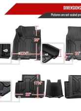 Spec-D 5PC All Weather TPE Floor Mats Honda Civic 2016-2021                                     - MAT-CV16A-MP - Image 2