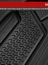 Spec-D 5PC All Weather TPE Floor Mats Honda Civic 2016-2021                                     - MAT-CV16A-MP - Image 5