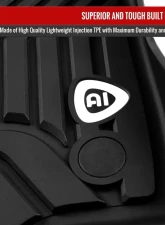 Spec-D 3PC All Weather Black TPE Floor Mats Toyota RAV4 2019-2022                                     - MAT-RAV19A-MP - Image 4