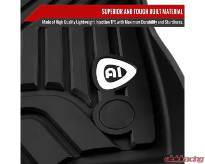 Spec-D 3PC All Weather Black TPE Floor Mats Toyota RAV4 2019-2022 - MAT-RAV19A-MP