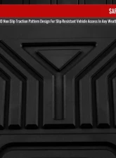 Spec-D 3PC All Weather Black TPE Floor Mats Toyota RAV4 2019-2022                                     - MAT-RAV19A-MP - Image 5