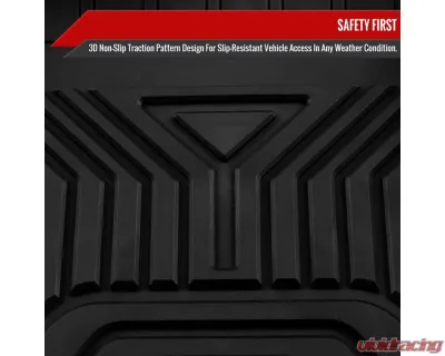 Spec-D 3PC All Weather Black TPE Floor Mats Toyota RAV4 2019-2022 - MAT-RAV19A-MP