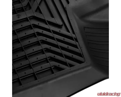 Spec-D 3PC All Weather Black TPE Floor Mats Toyota RAV4 2019-2022 - MAT-RAV19A-MP