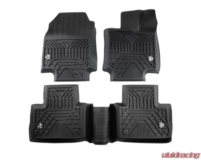 Spec-D 3PC All Weather Black TPE Floor Mats Toyota RAV4 2019-2022 - MAT-RAV19A-MP