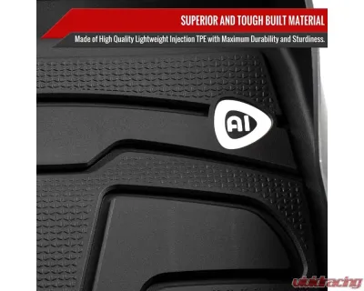 Spec-D All Weather 3PC TPE Floor Mats Tesla Model 3 2017-2022 - MAT-TSLA317A-MP