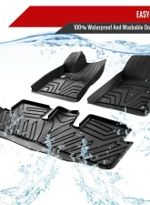 Spec-D All Weather 3PC TPE Floor Mats Tesla Model 3 2017-2022                                     - MAT-TSLA317A-MP - Image 6