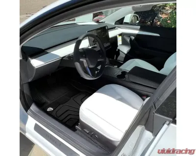 Spec-D All Weather 3PC TPE Floor Mats Tesla Model 3 2017-2022 - MAT-TSLA317A-MP