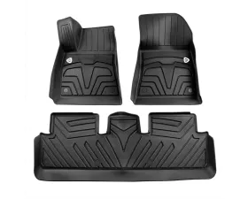 Spec-D All Weather 3PC TPE Floor Mats Tesla Model 3 2017-2022