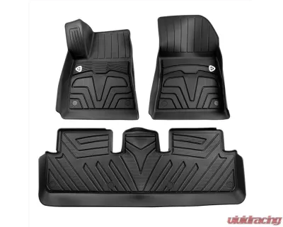 Spec-D All Weather 3PC TPE Floor Mats Tesla Model 3 2017-2022 - MAT-TSLA317A-MP