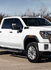 Spec-D Power Adjustable, Heated, & Manual Extendable Black Towing Mirrors w/ Clear Lens LED Turn Signal & Clearance Lights GMC Sierra 2019-2024                                     - RMX-SIE1915G3HP-FS - Image 10