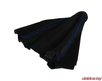 Spec-D Black Suede JDM Manual Shift Boot with Blue Stitching Honda Civic | Del Sol |  Acura Integra 1992-2001 - SKB-BLKSU-BS